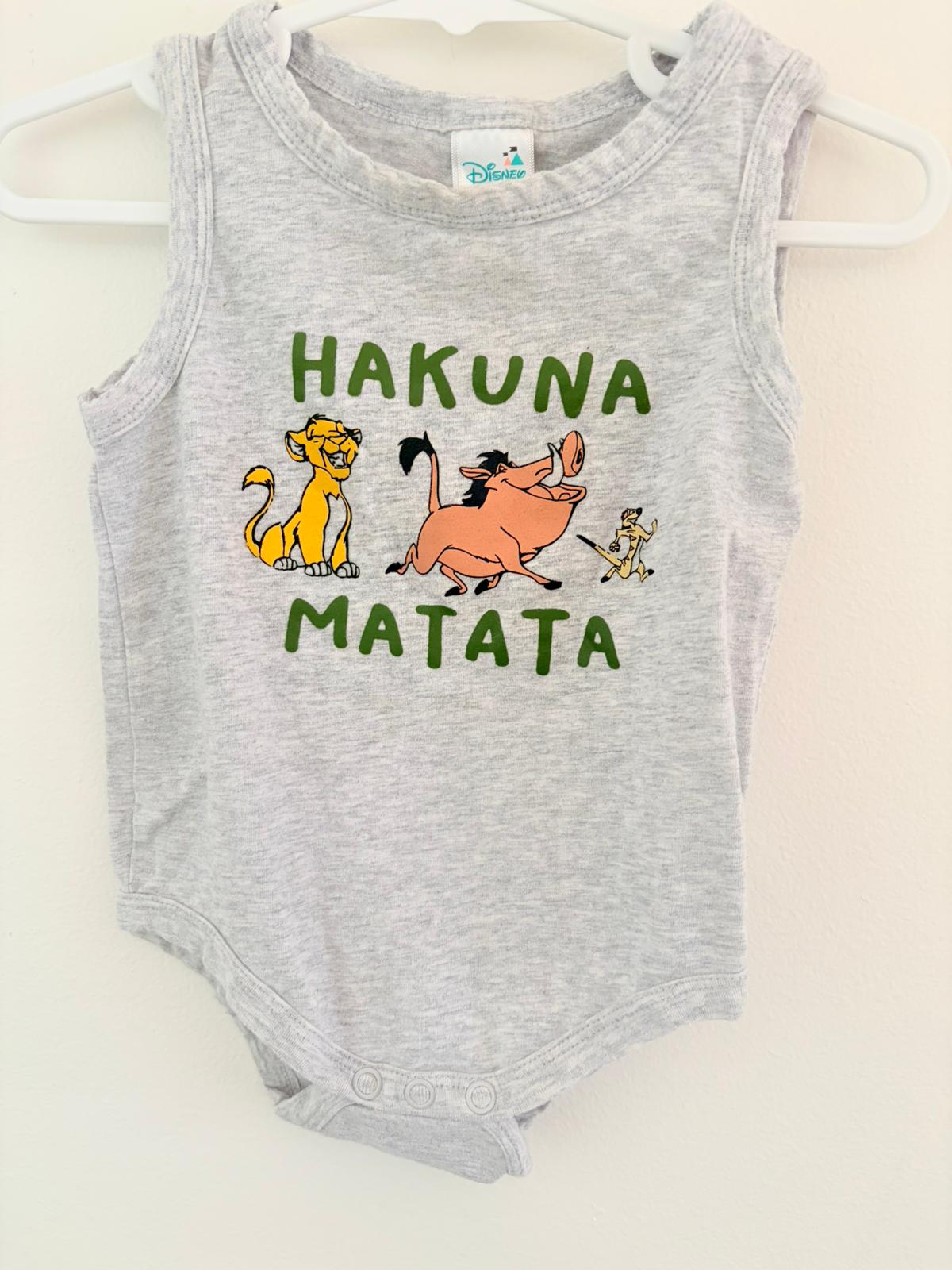 Size 0 Lion king bodysuit.