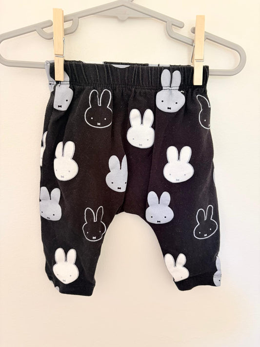 000 Miffy pants rabbit print.