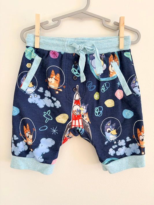 Size 4 Peter Alexander bluey shorts