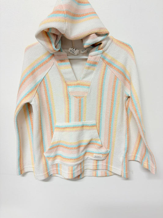 Size 4 Roxy stripped ‘feels like summer’ outfit shorts and poncho.