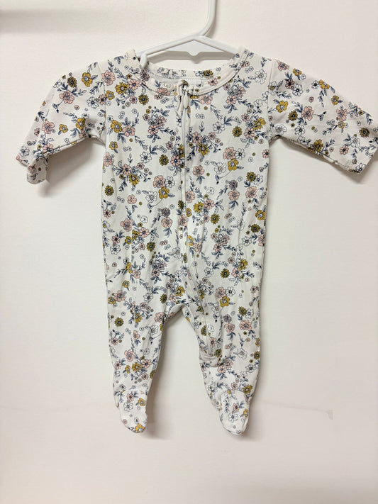0000 Bebe floral onesie.