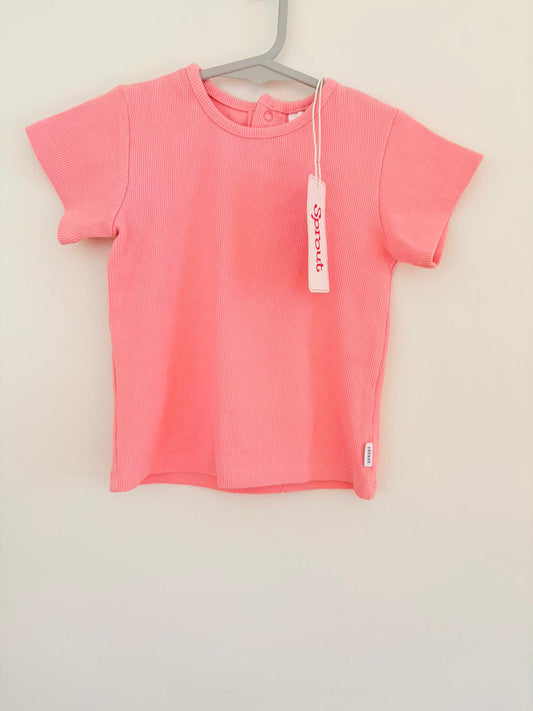 Size 2 (New with tags) Sprout pink top.