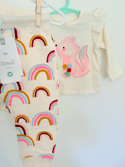 Size 0 Sprout (new with tags) top and pants outfit