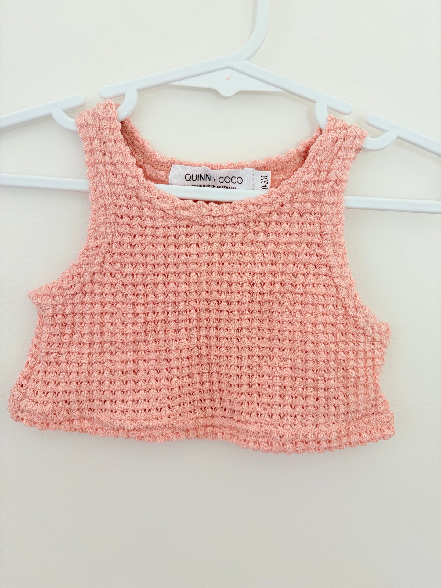 000 Quin + Coco outfit dusty pink top & shorts set