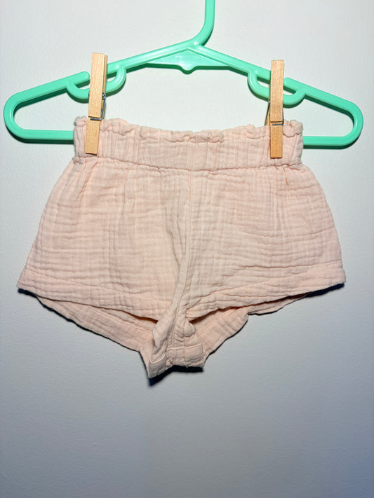 000 Dymples light Peach linen shorts